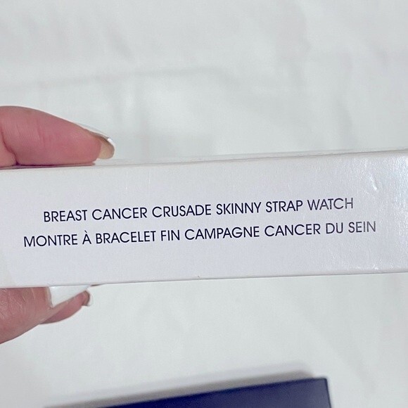 Avon Pink Crusade Skinny Strap Watch - Picture 4 of 4